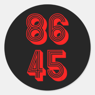 Adesivo 86 O 45.º Presidente 86 45 Resistência Política