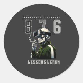 Adesivo 876 LESSONS LEARN Sticker