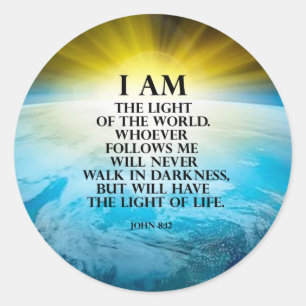 Adesivo 8:12 de John