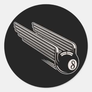 Adesivo 8-Ball - Asas Aero