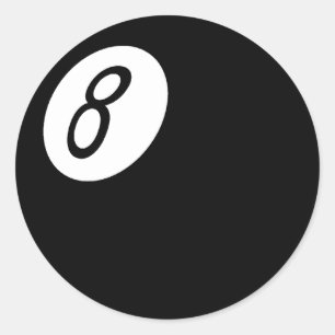 Adesivo 8-Ball retro