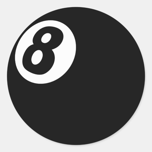 Adesivo 8 Ball Stick (Frente)