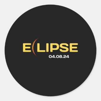 Adesivo 8 De Abril De 2024 Caminho Total Do Eclipse Solar