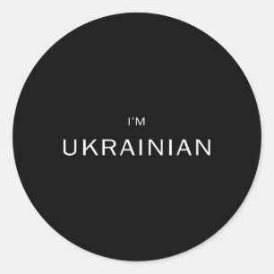 Adesivo 8 de maio Presidente Volodymyr Zelensky Eu sou ucr