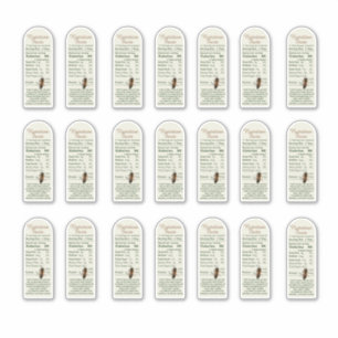 Adesivo 8 oz Muth Jar Nutrition Facts with Bee Vinyl