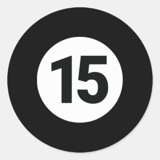 Adesivo 8 Piscina Ball 15 Billiards Costume Halloween Grou