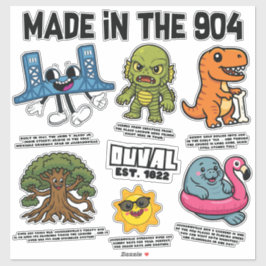 Adesivo 904 Ícones Vinil Sticker Sheet XL