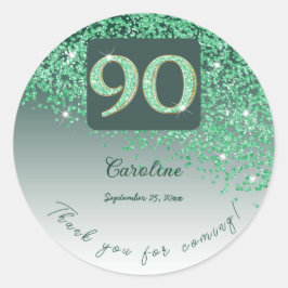 Adesivo 90, Obrigados de aniversário