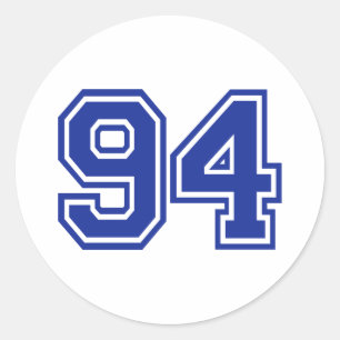 Adesivo 94 - número