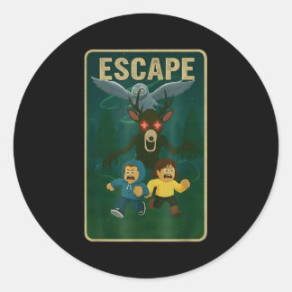 Adesivo 99 Noites Halloween Gamer Veado Na Floresta Engraç
