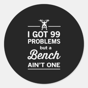 Adesivo 99 problemas, mas um banco não é um