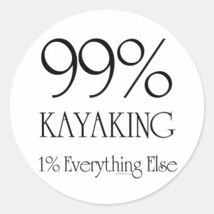 Adesivo 99% que Kayaking