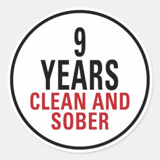 Adesivo 9 anos de limpeza e sobra
