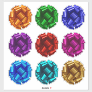 Adesivo 9 Arcos de quebra de presentes de prova de esmagam