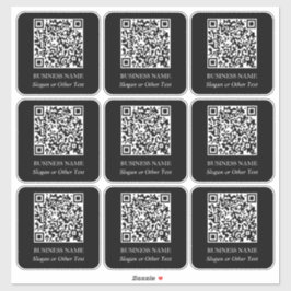 Adesivo 9 Nome comercial com código QR