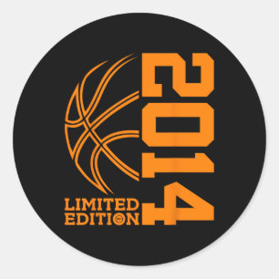Adesivo 9.o ANIVERSÁRIO BASQUETBALL EDIÇÃO LIMITADA 2014