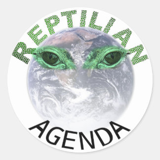 Adesivo A Agenda Reptiliana