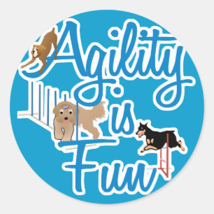 Adesivo A agilidade é divertimento