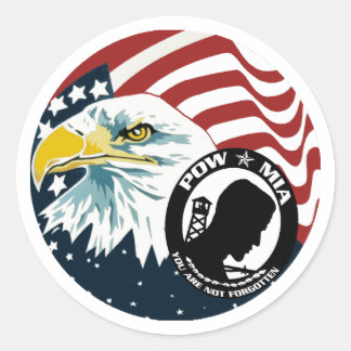 Adesivo A águia americana POW-MIA
