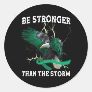 Adesivo A Águia De Sensibilização Mental Quebra O Estigma 