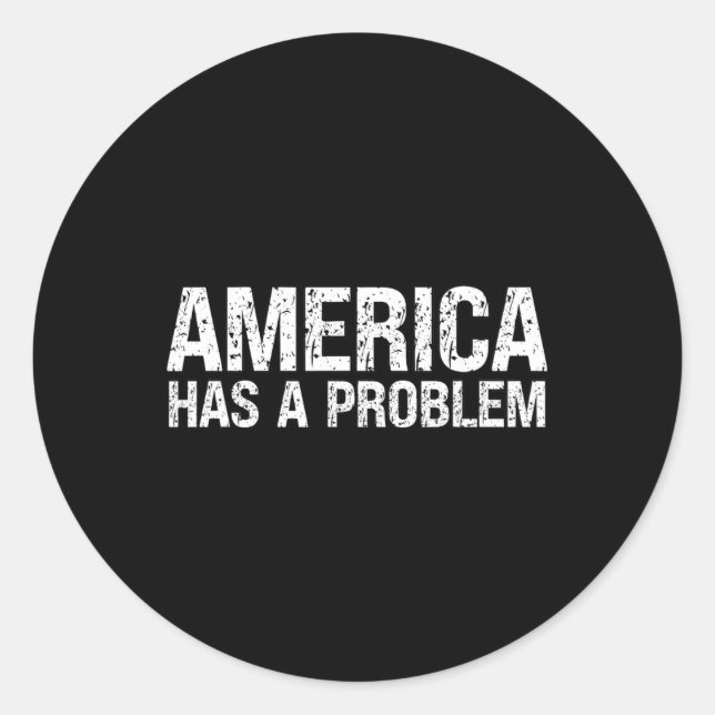 Adesivo A América Tem Um Problema (Frente)
