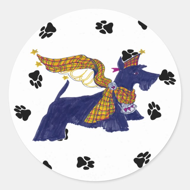 Adesivo A Angels Scottie Sticker de Gulliver (Frente)