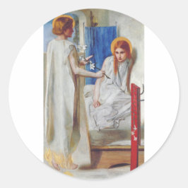 Adesivo A Anunciação por Dante Gabriel Rossetti