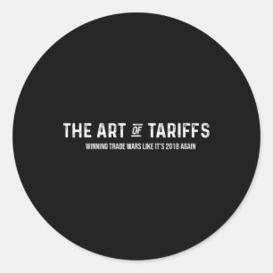 Adesivo A Arte Das Guerras Comerciais Vencedoras De Tarifa