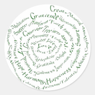 Adesivo A arte do zen "vibra suas bênçãos "