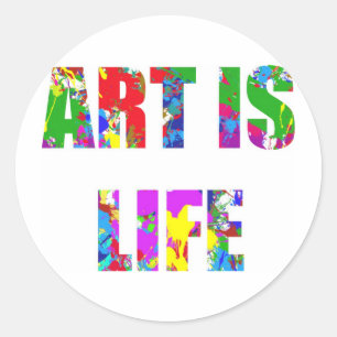 ADESIVO A ARTE É VIDA