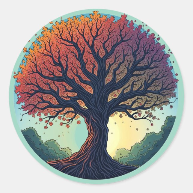 Adesivo A árvore da vida (Frente)