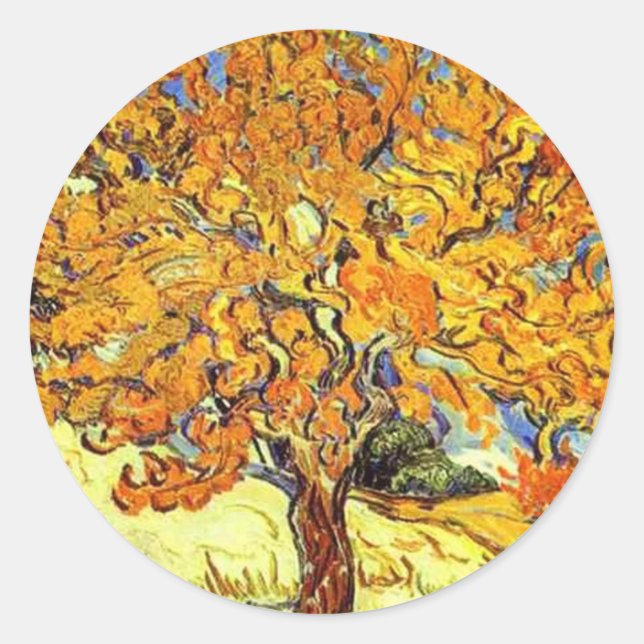 Adesivo A Árvore de Morango, Vincent Van Gogh (Frente)