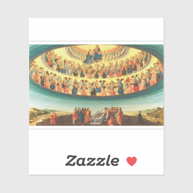 Adesivo A Assunção da Virgem Maria (Folha)