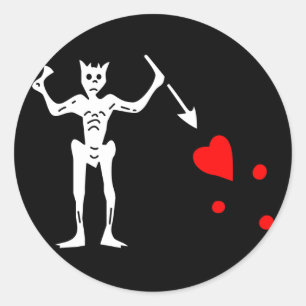 Adesivo A bandeira autêntica de Blackbeard