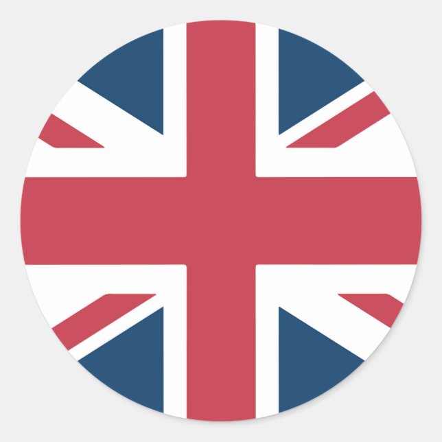 Adesivo A Bandeira Britânica Union Jack (Frente)