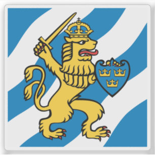 Adesivo A bandeira de Gotemburgo, Suecia