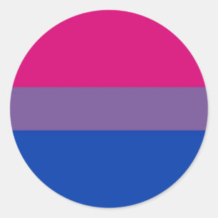 Adesivo A bandeira do Bi voa para o orgulho bissexual