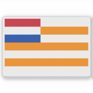 Adesivo A bandeira do Estado Livre de Orange, Rep. da Áfri