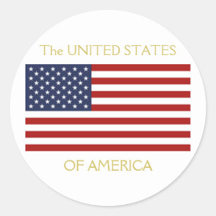 Adesivo A bandeira dos Estados Unidos da América
