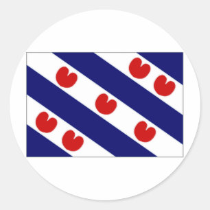 Adesivo A bandeira holandesa de Friesland