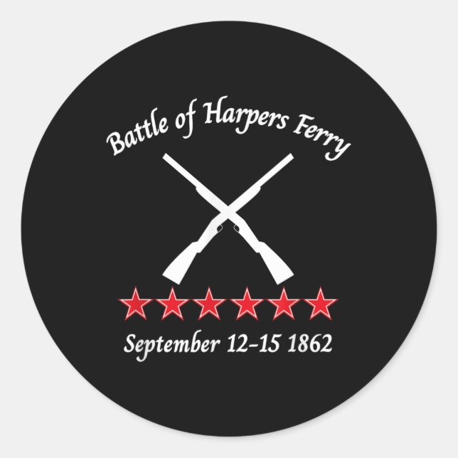 Adesivo A Batalha De Harpers Ferry Guerra Civil Reen (Frente)