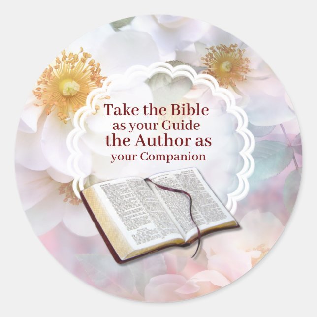 Adesivo A Bíblia do nosso Guia (Frente)