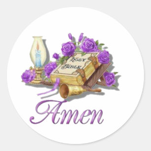Adesivo A Bíblia Sagrada Amen