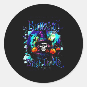 Adesivo A Boa Garota Em Mim Ficou Cansada Halloween Bruxa