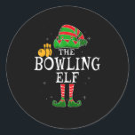 Adesivo A Boliche Elf Group Matching Family Christmas Bo<br><div class="desc">A Boliche Elf Group Correspondendo à festa de Natal da família</div>