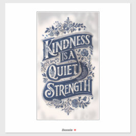 Adesivo A Bondade É Uma Resistência Silenciosa 1 Vinheta E