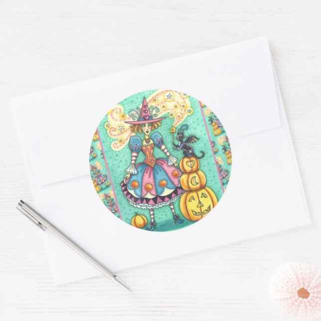 ADESIVO A BRINCADEIRA DE PINK É MÁGICA, GATO PRETO (Envelope)