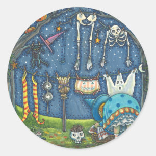 ADESIVO A BRINCADEIRA PEGANDO O GATO NEGRO, FANTASMA, ROUB