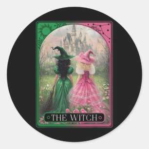 Adesivo A Bruxa Tarot Card Halloween Salem WitArtesanato W