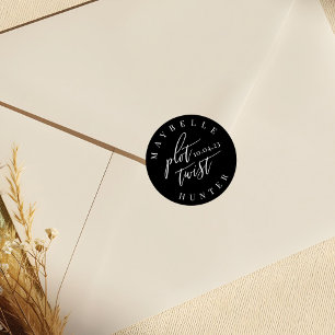 Adesivo A Caligrafia Moderna Preta De Grelha De Fio Salva 